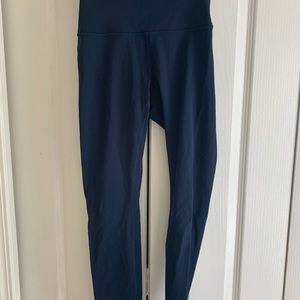Lululemon High rise wunder under Navy